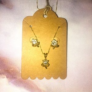 Flower Jewelry Set 🌸